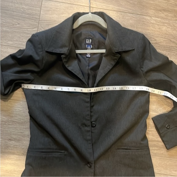 GAP Women's Charcoal Gray Dress Coat - Picture 4 of 9